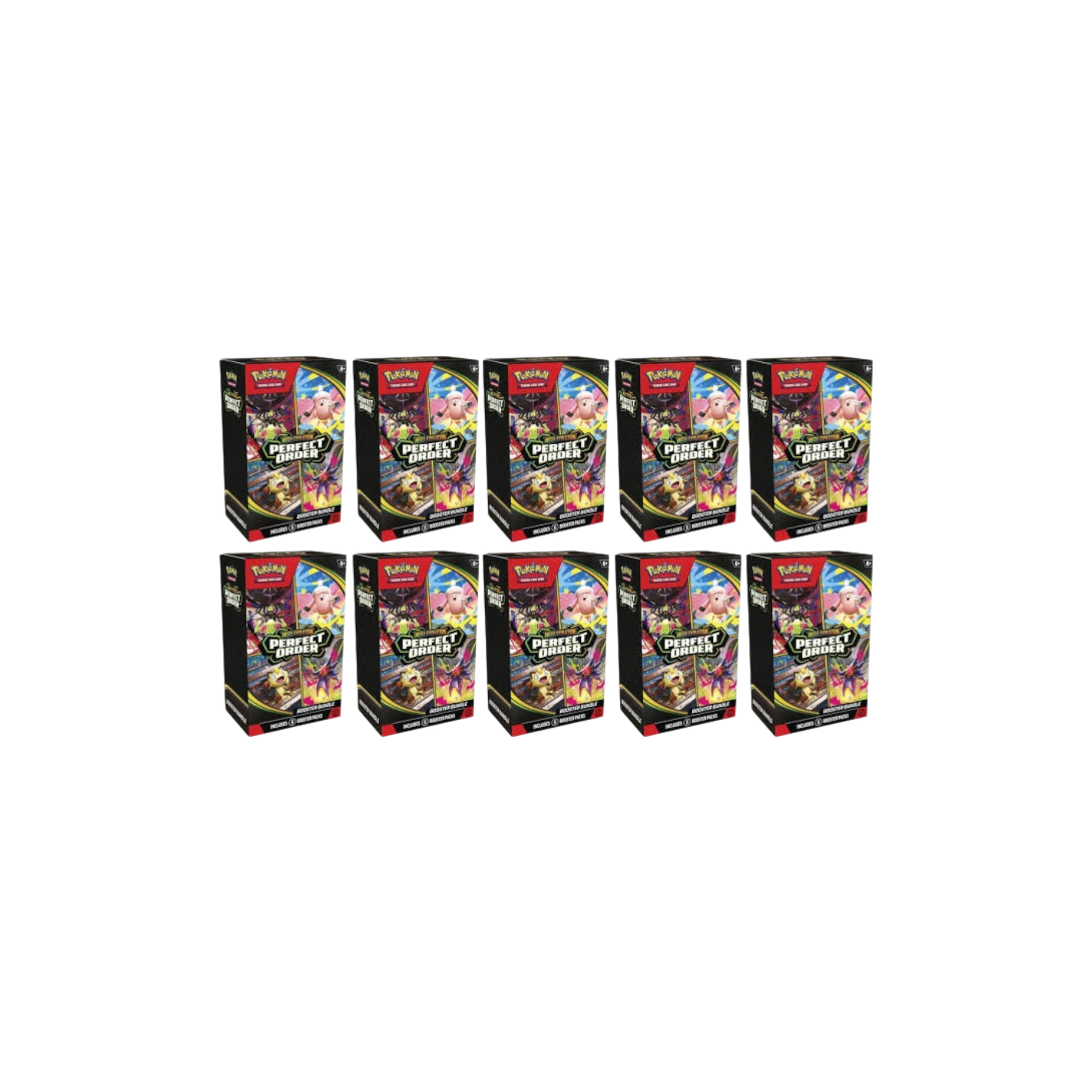 2026 Pokémon Mega Evolution Perfect Order Booster Bundle 10 Boxes at Stashed UAE