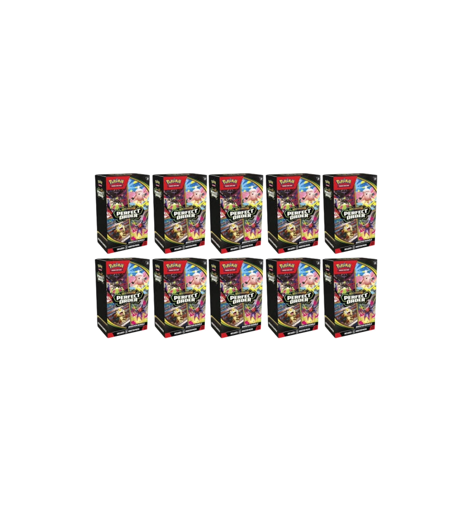 2026 Pokémon Mega Evolution Perfect Order Booster Bundle 10 Boxes at Stashed UAE