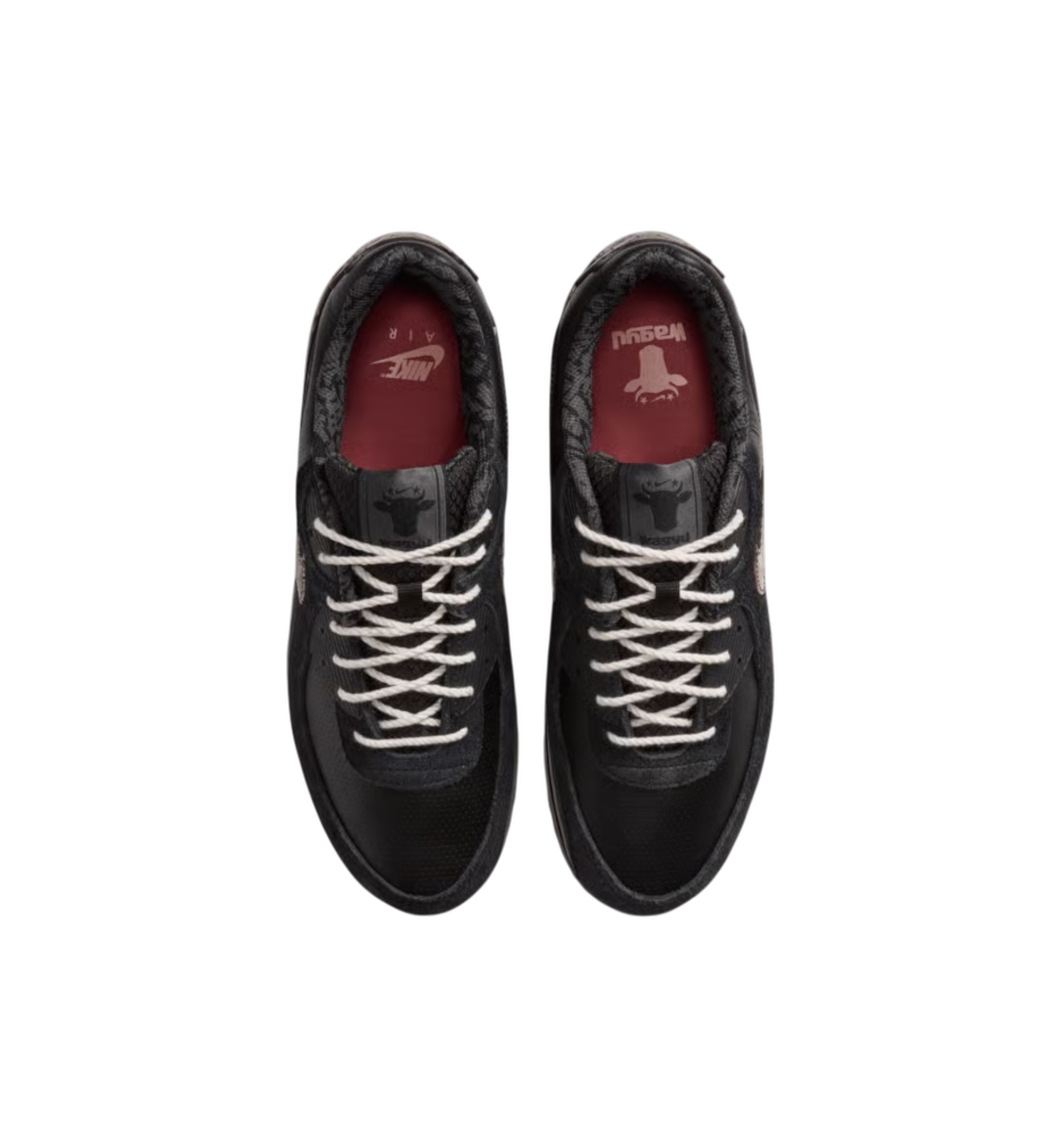 Nike Air Max 90 Wagyu Black top view at Stashed UAE