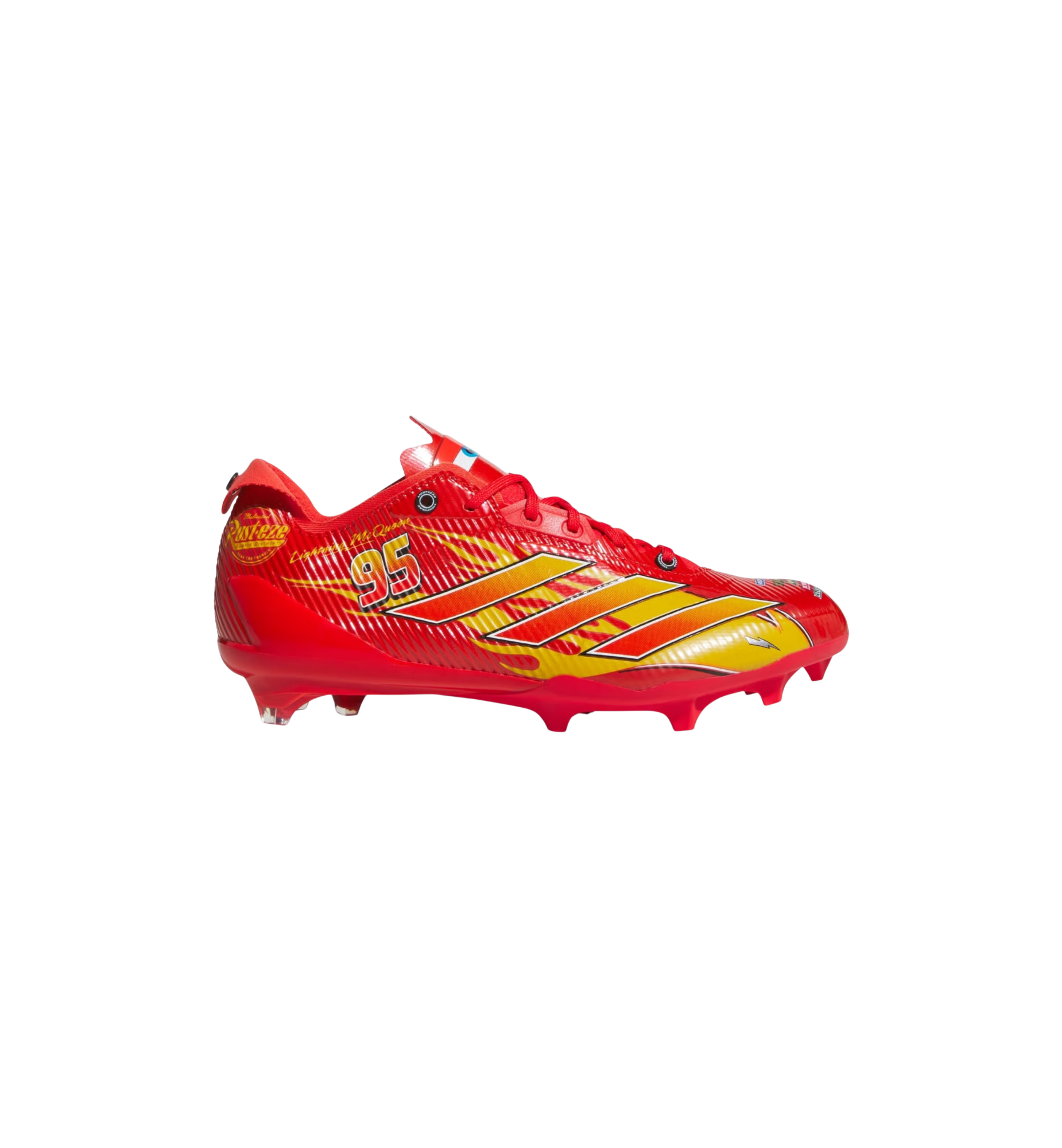 Adidas Adizero Electric II Cars Lightning McQueen side view at Stashed UAE