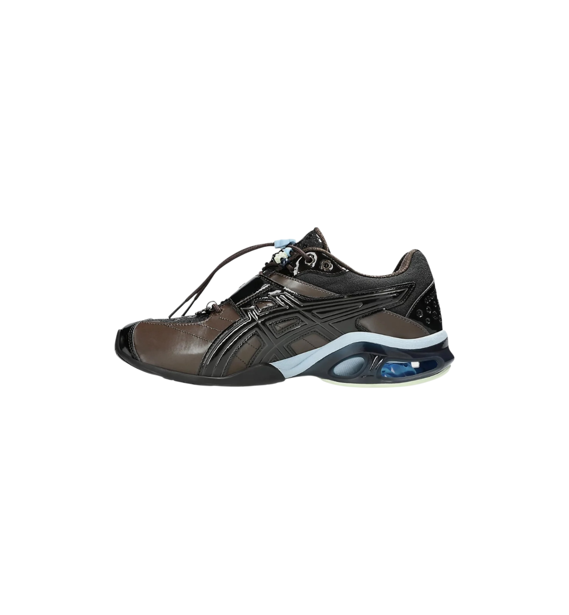 ASICS GEL-KINETIC FR Cecilie Bahnsen Black Coffee side view at Stashed UAE