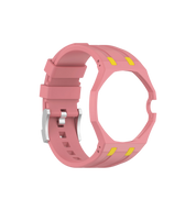 Swatch x Audemars Piguet Rubber Bracelet Pink/Yellow at Stashed UAE