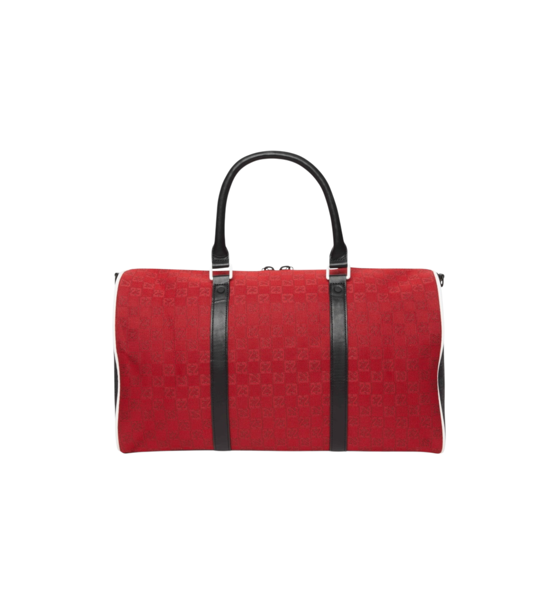 Jordan Air Jordan Monogram 25L Duffle Bag Varsity Red back view at Stashed UAE