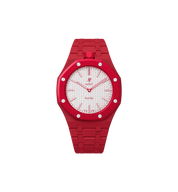 Swatch x Audemars Piguet Bioceramic Royal Pop Watch & Bracelet Bundle Otto Rosso/Red at Stashed UAE