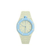 Swatch x Audemars Piguet Bioceramic Royal Pop Watch & Bracelet Bundle Blaue Acht/Mint Green at Stashed UAE