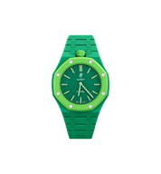 Swatch x Audemars Piguet Bioceramic Royal Pop Watch & Bracelet Bundle Green Eight/Green at Stashed UAE