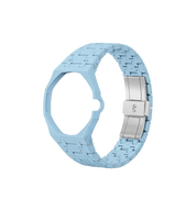 Swatch x Audemars Piguet Bioceramic Bracelet Light Blue Crown at 3 at Stashed UAE