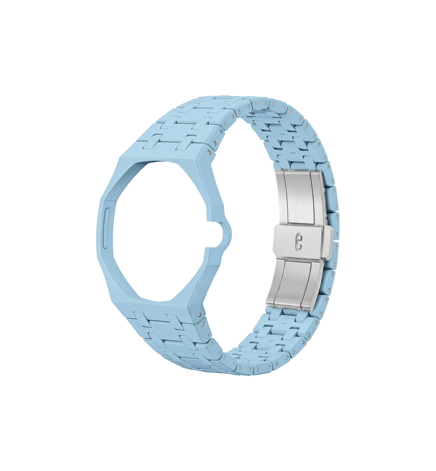 Swatch x Audemars Piguet Bioceramic Bracelet Light Blue Crown at 3 at Stashed UAE