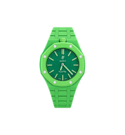 Swatch x Audemars Piguet Bioceramic Royal Pop Watch & Bracelet Bundle Green Eight/Bright Green at Stashed UAE
