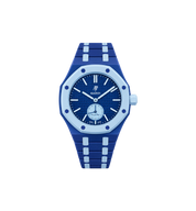 Swatch x Audemars Piguet Bioceramic Royal Pop Watch & Bracelet Bundle Lan Ba/Navy/Light Blue at Stashed UAE