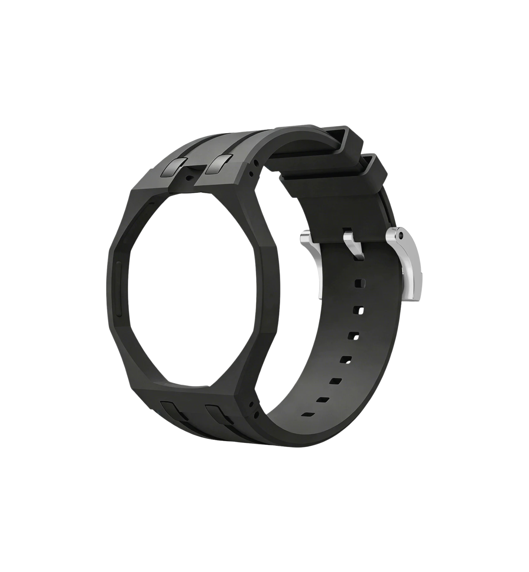Swatch x Audemars Piguet Rubber Bracelet Black at Stashed UAE