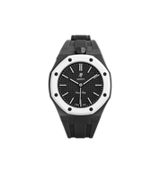 Swatch x Audemars Piguet Bioceramic Royal Pop Watch & Rubber Bracelet Bundle Ocho Negro/Black at Stashed UAE
