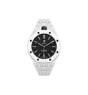Swatch x Audemars Piguet Bioceramic Royal Pop Watch & Bracelet Bundle Ocho Negro/White at Stashed UAE