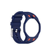 Swatch x Audemars Piguet Rubber Bracelet Blue/Orange at Stashed UAE