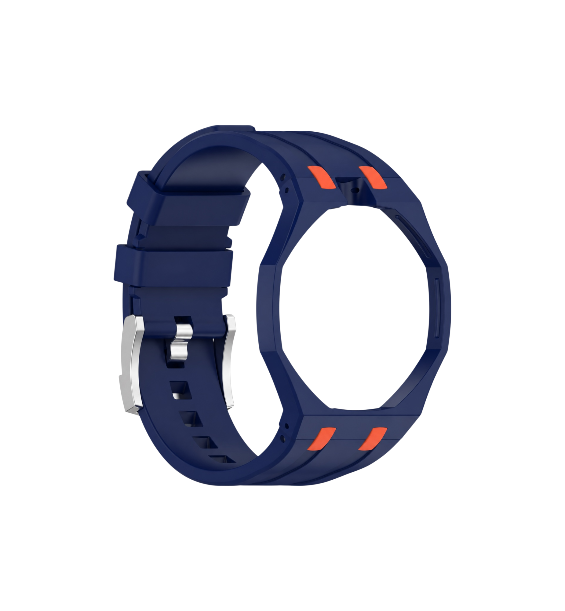 Swatch x Audemars Piguet Rubber Bracelet Blue/Orange at Stashed UAE