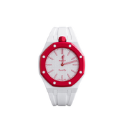 Swatch x Audemars Piguet Bioceramic Royal Pop Watch & Rubber Bracelet Bundle Otto Rosso/White at Stashed UAE