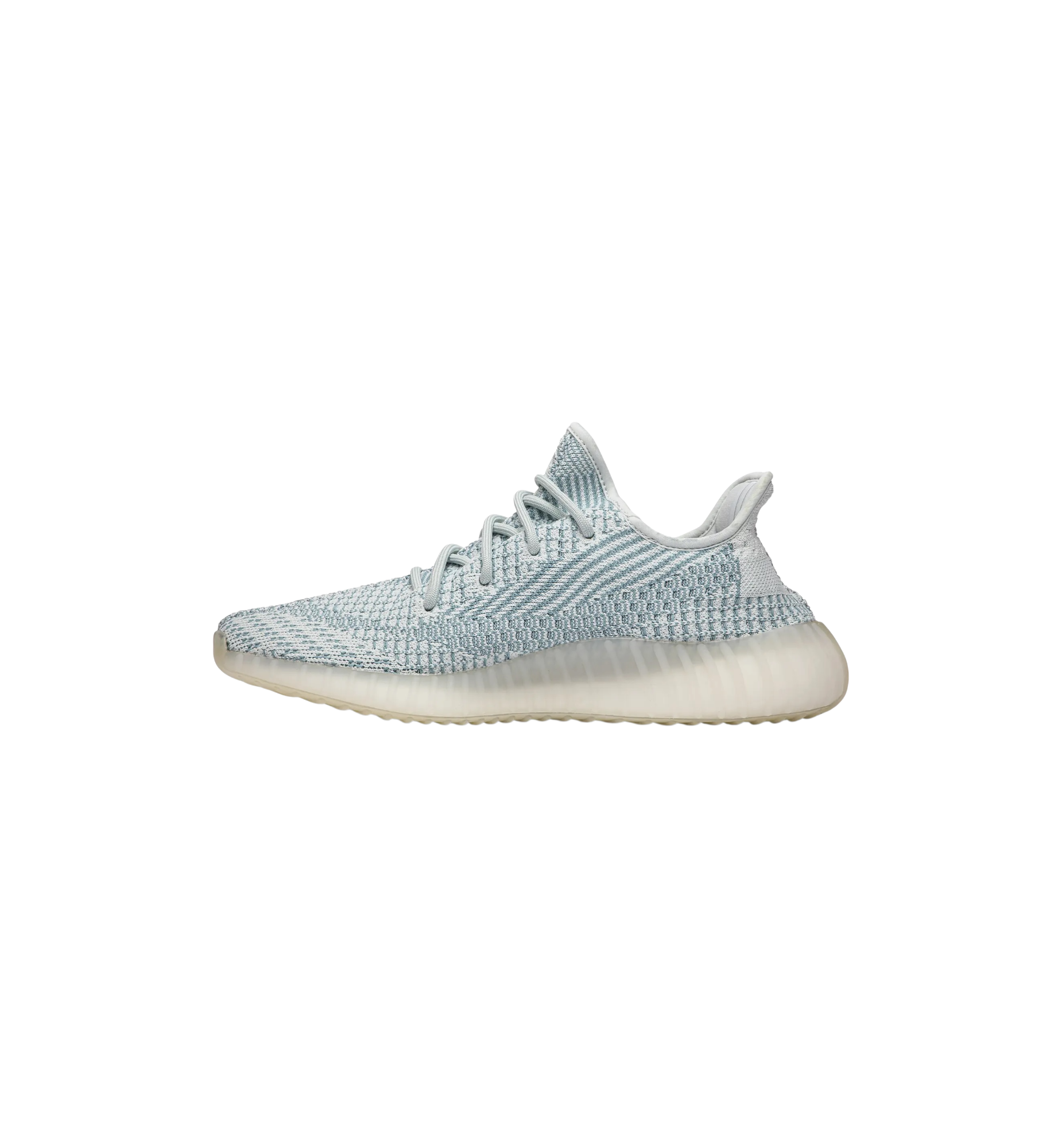 Adidas Yeezy Boost 350 V2 Cloud White Non-Reflective side view at Stashed UAE