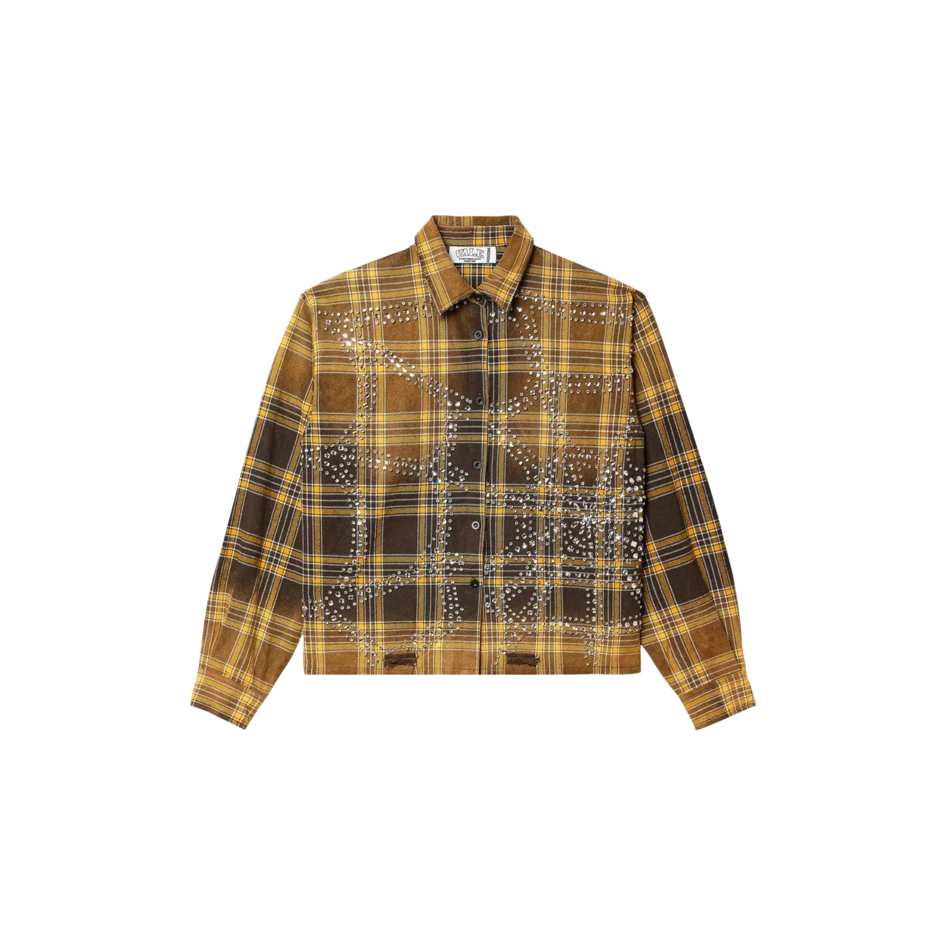 S Flannel Brown at Stashed UAE