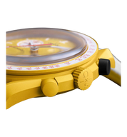 Swatch x Omega Bioceramic Moonswatch Mission to the Sun Solar Eclipse side view at Stashed UAE