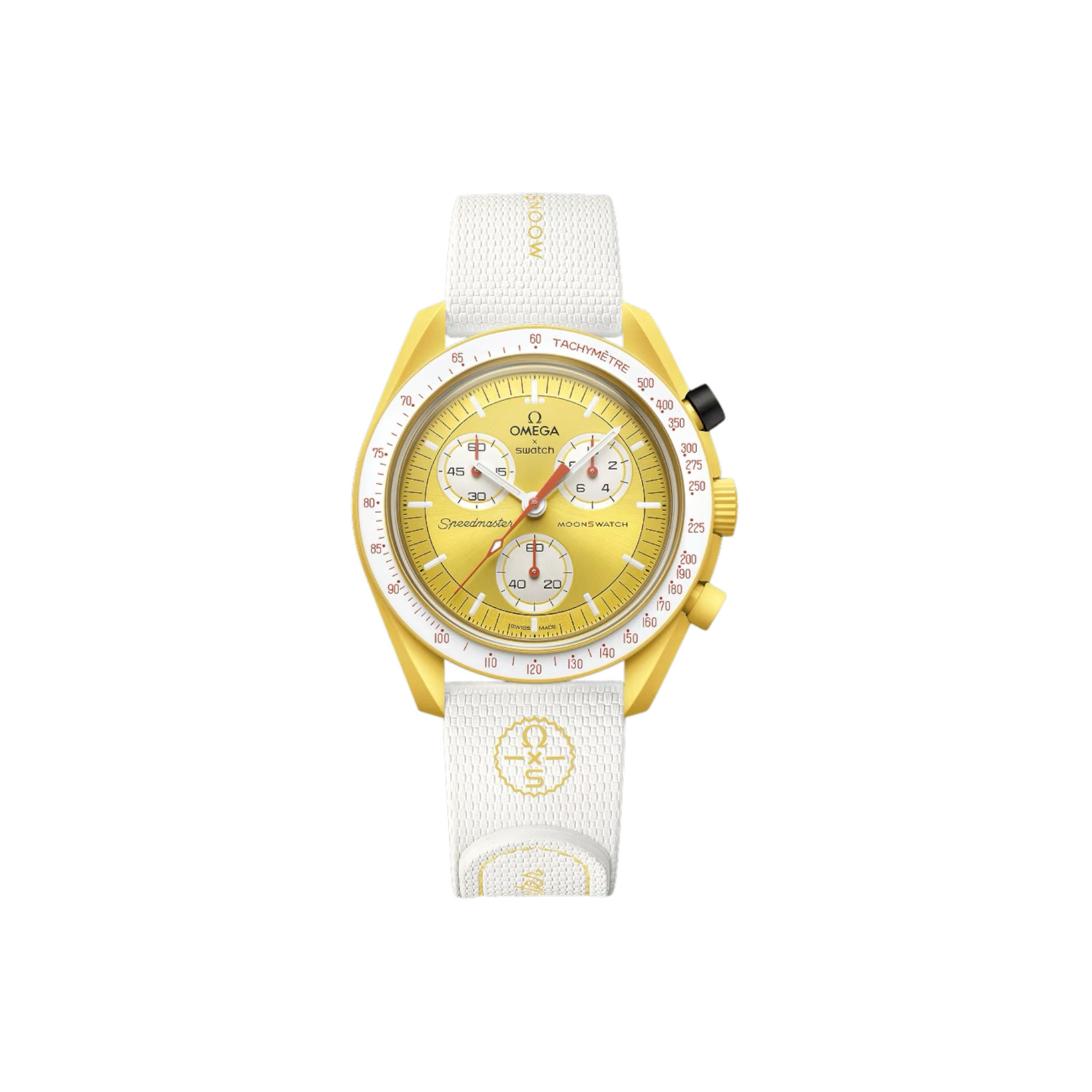 Swatch x Omega Bioceramic Moonswatch Mission to the Sun Solar Eclipse at Stashed UAE