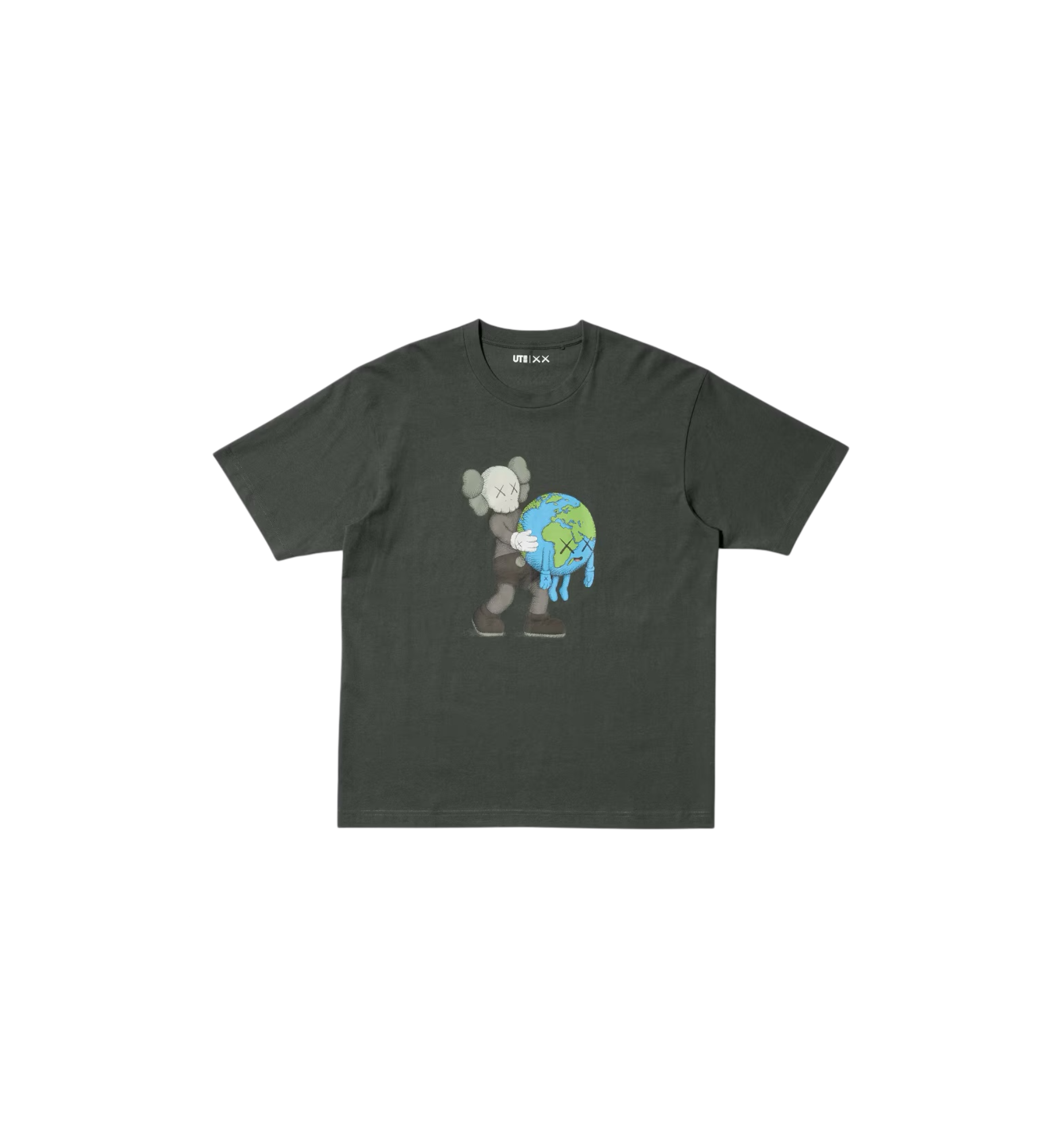 KAWS x Uniqlo UNIVERSE UT Graphic T-Shirt Grey at Stashed UAE
