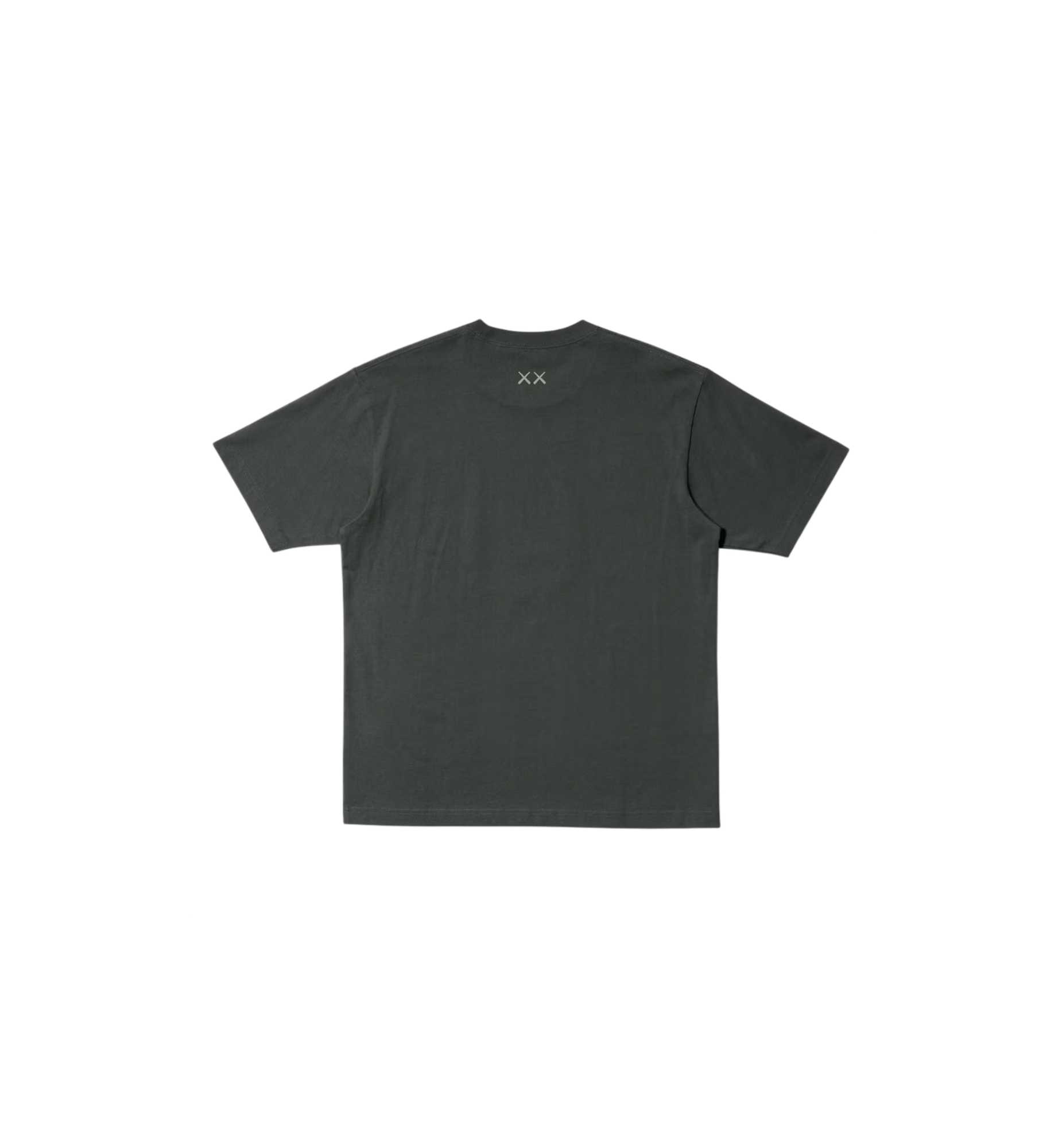 KAWS x Uniqlo UNIVERSE UT Graphic T-Shirt Grey back view at Stashed UAE