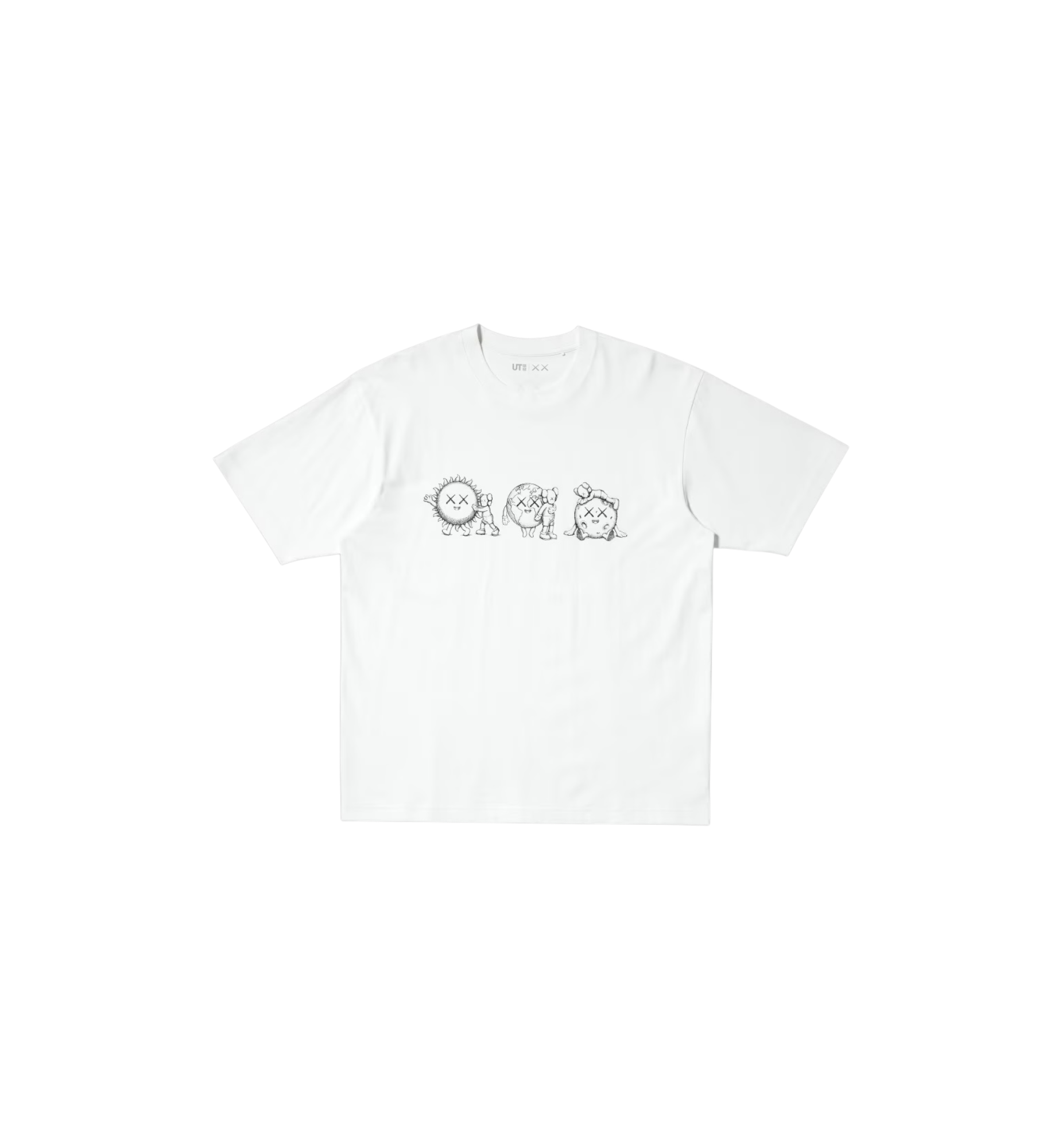 KAWS x Uniqlo UNIVERSE UT Graphic 493511 T-Shirt White at Stashed UAE