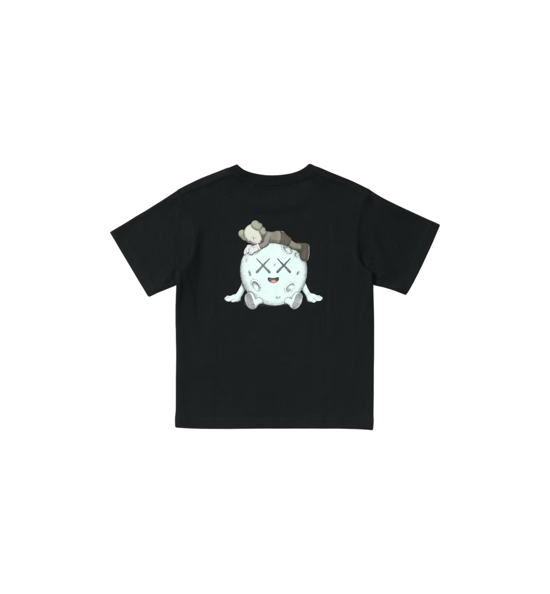 KAWS x Uniqlo UNIVERSE UT Graphic T-Shirt Black Kids at Stashed UAE