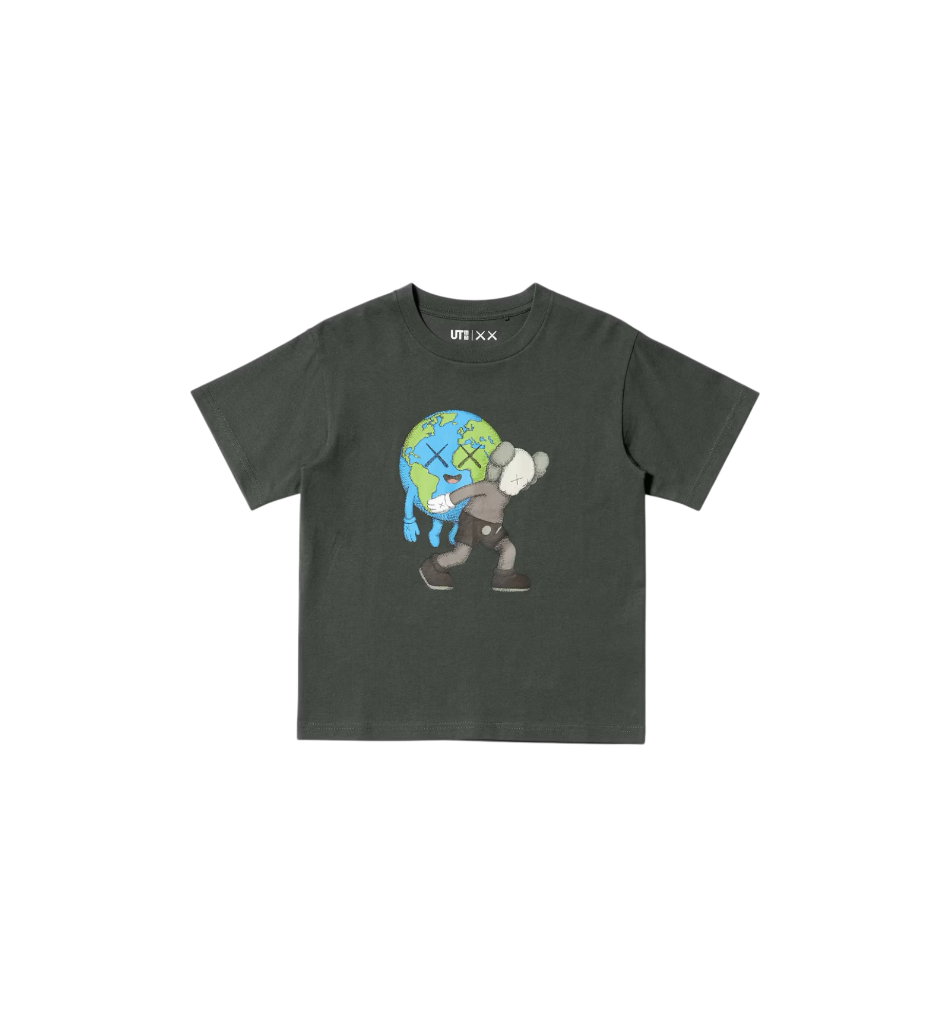 KAWS x Uniqlo UNIVERSE UT Graphic T-Shirt Grey Kids at Stashed UAE