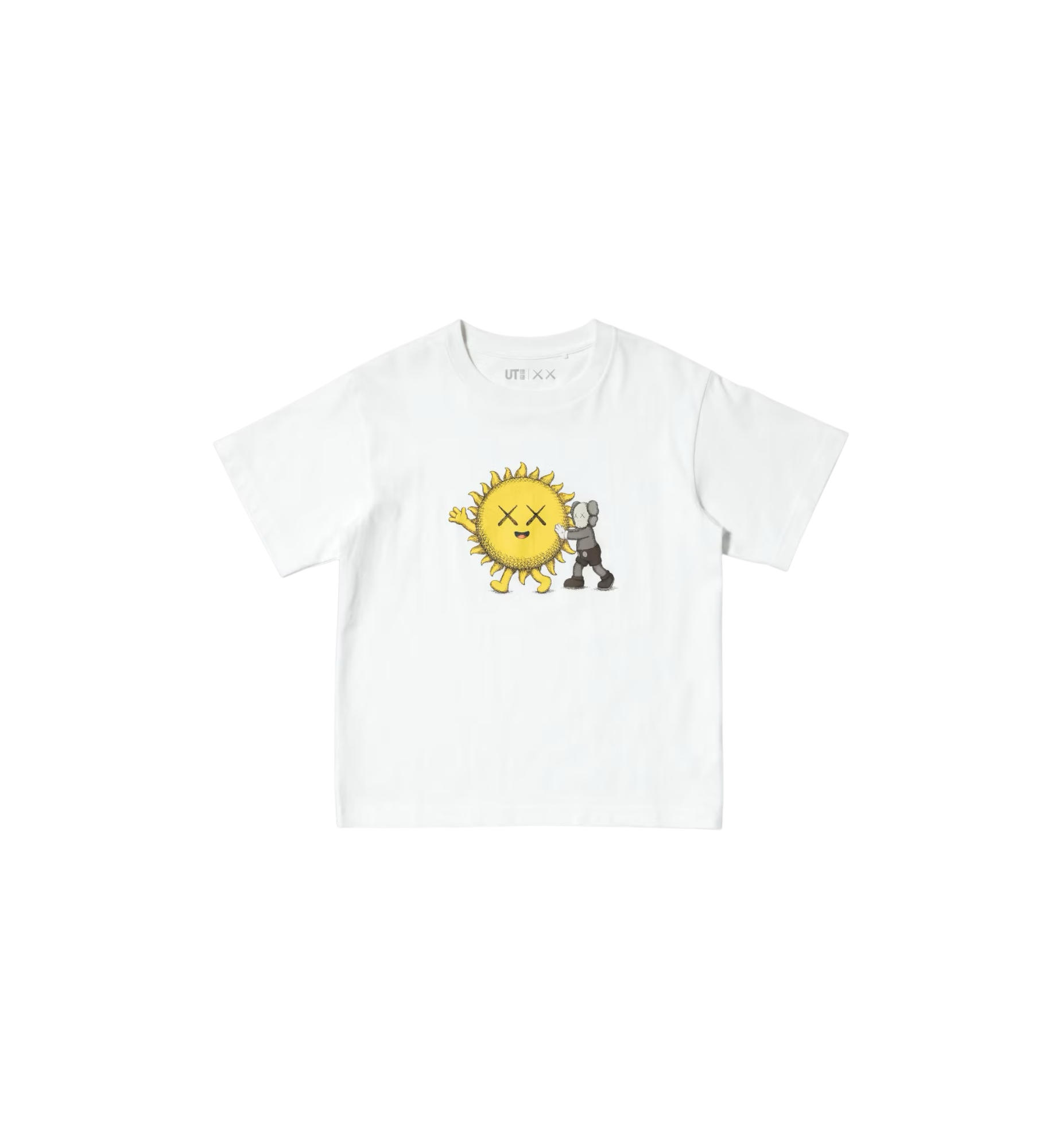 KAWS x Uniqlo UNIVERSE UT Graphic T-Shirt White Kids at Stashed UAE