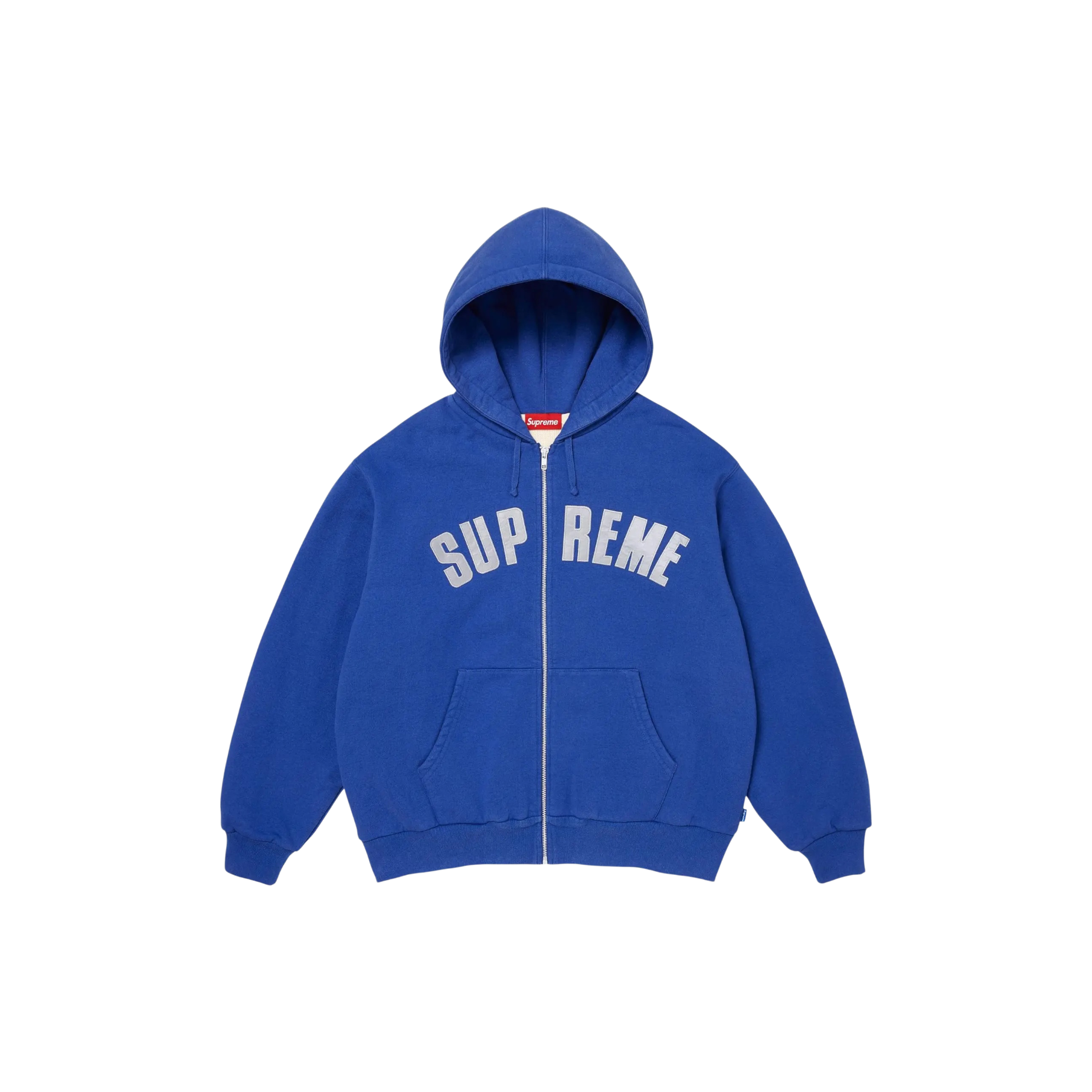 Supreme Arc Thermal Lined Zip Up Hooded Sweatshirt FW26 Royal at Stashed UAE