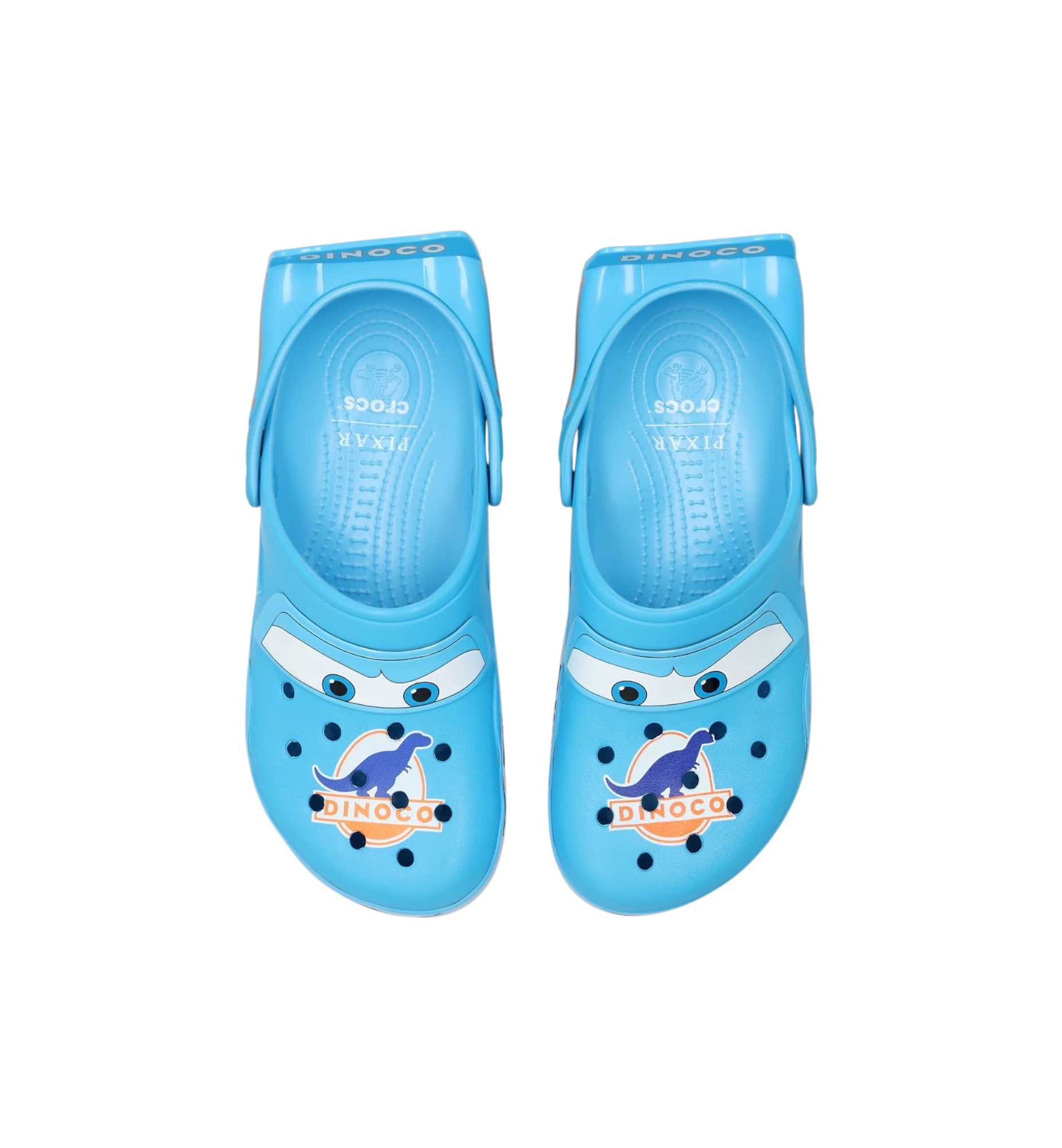 Crocs Crocband Clog Cars Lightning McQueen Dinoco top view at Stashed UAE