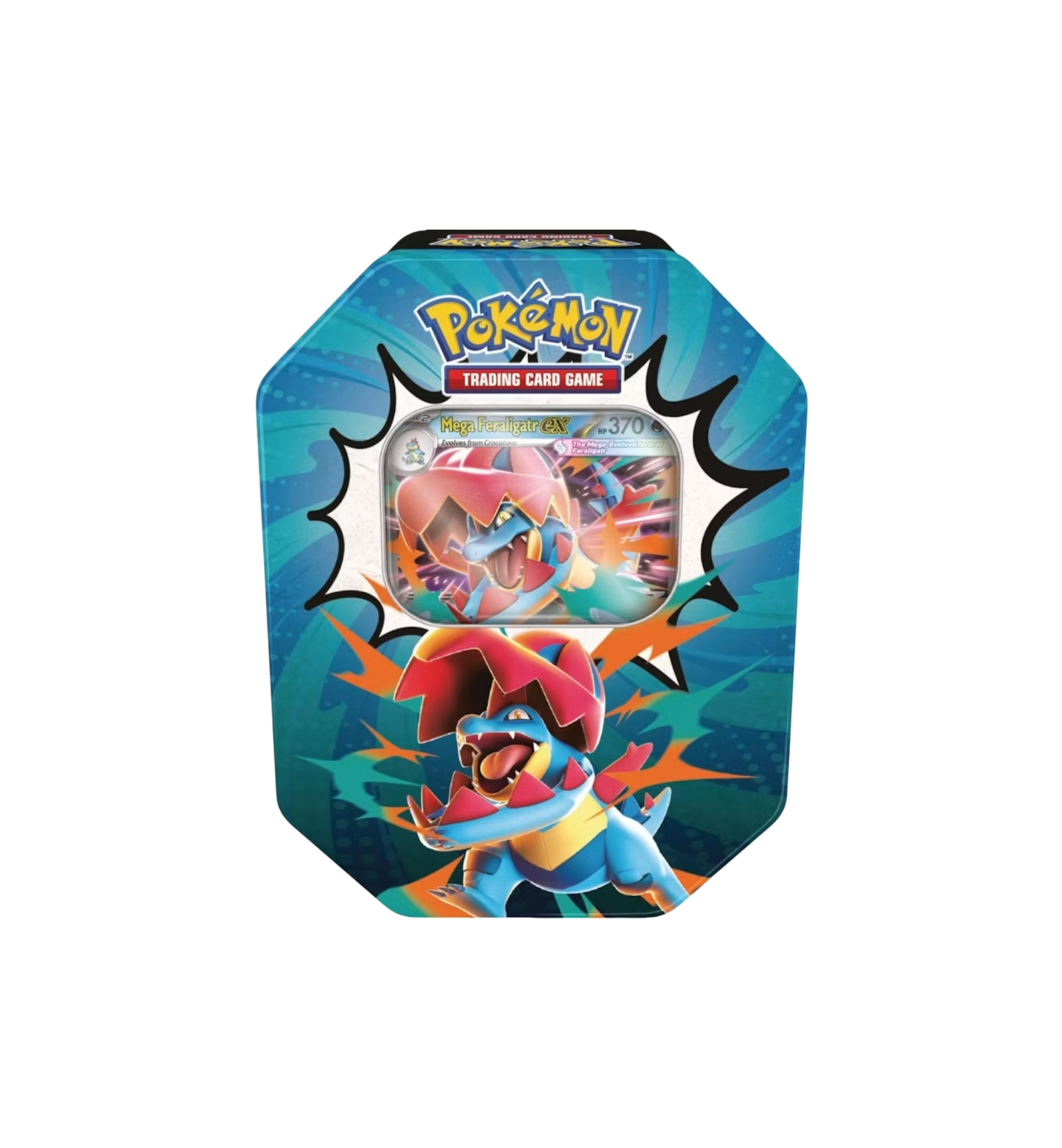 2026 Pokémon Mega Evolution Ascended Heroes Mega Feraligatr ex Tin at Stashed UAE