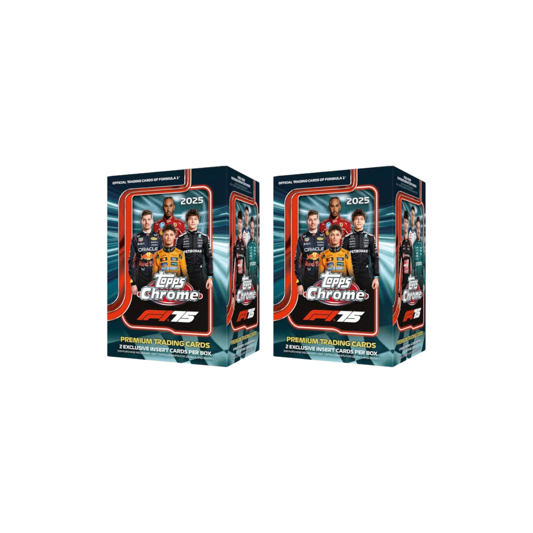2025 Topps Chrome Formula 1 Blaster Box 2 Boxes at Stashed UAE
