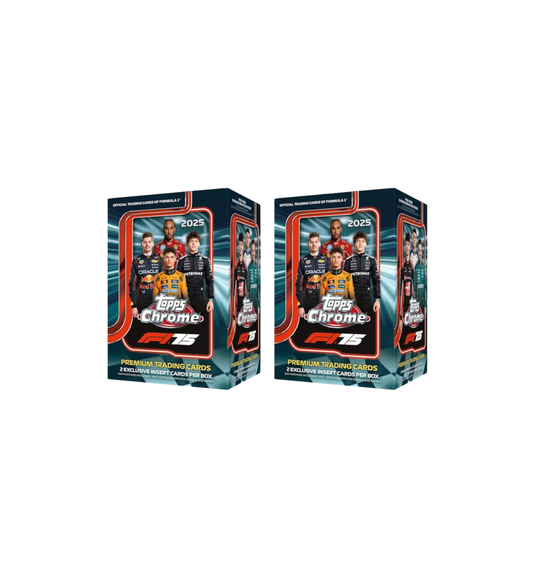 2025 Topps Chrome Formula 1 Blaster Box 2 Boxes at Stashed UAE