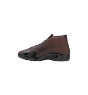 Air Jordan 14 Retro Mowalola Burnt Red side view at Stashed UAE