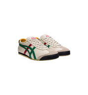 Onitsuka Tiger Mexico 66 Birch Green Red Yellow pair at Stashed UAE