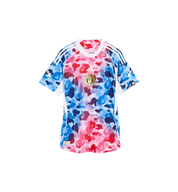 Adidas x BAPE Football Graphic Slim Jersey T-Shirt Blue/Pink at Stashed UAE