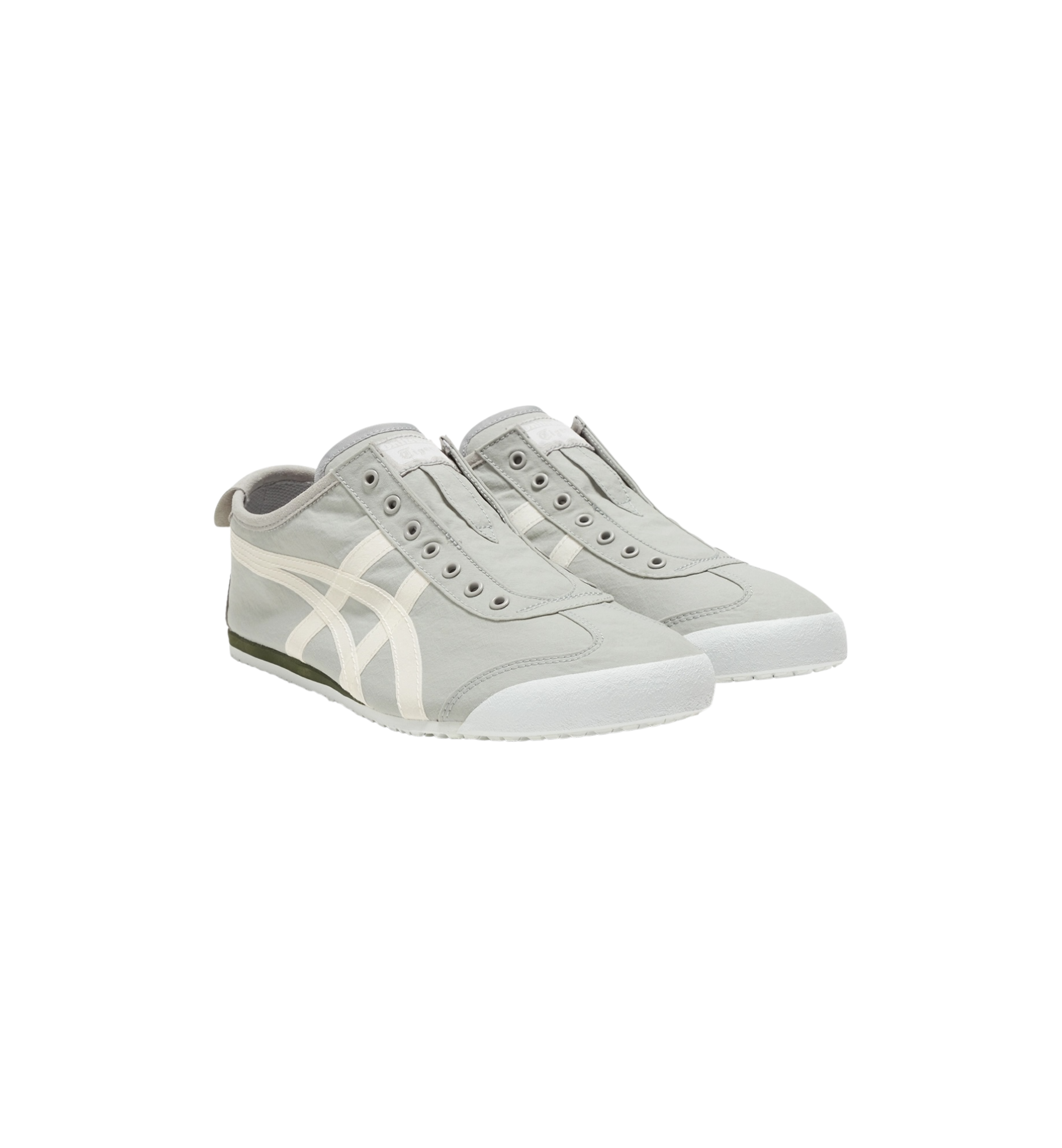 Onitsuka Tiger Mexico 66 Slip-On Oyster Grey White pair at Stashed UAE