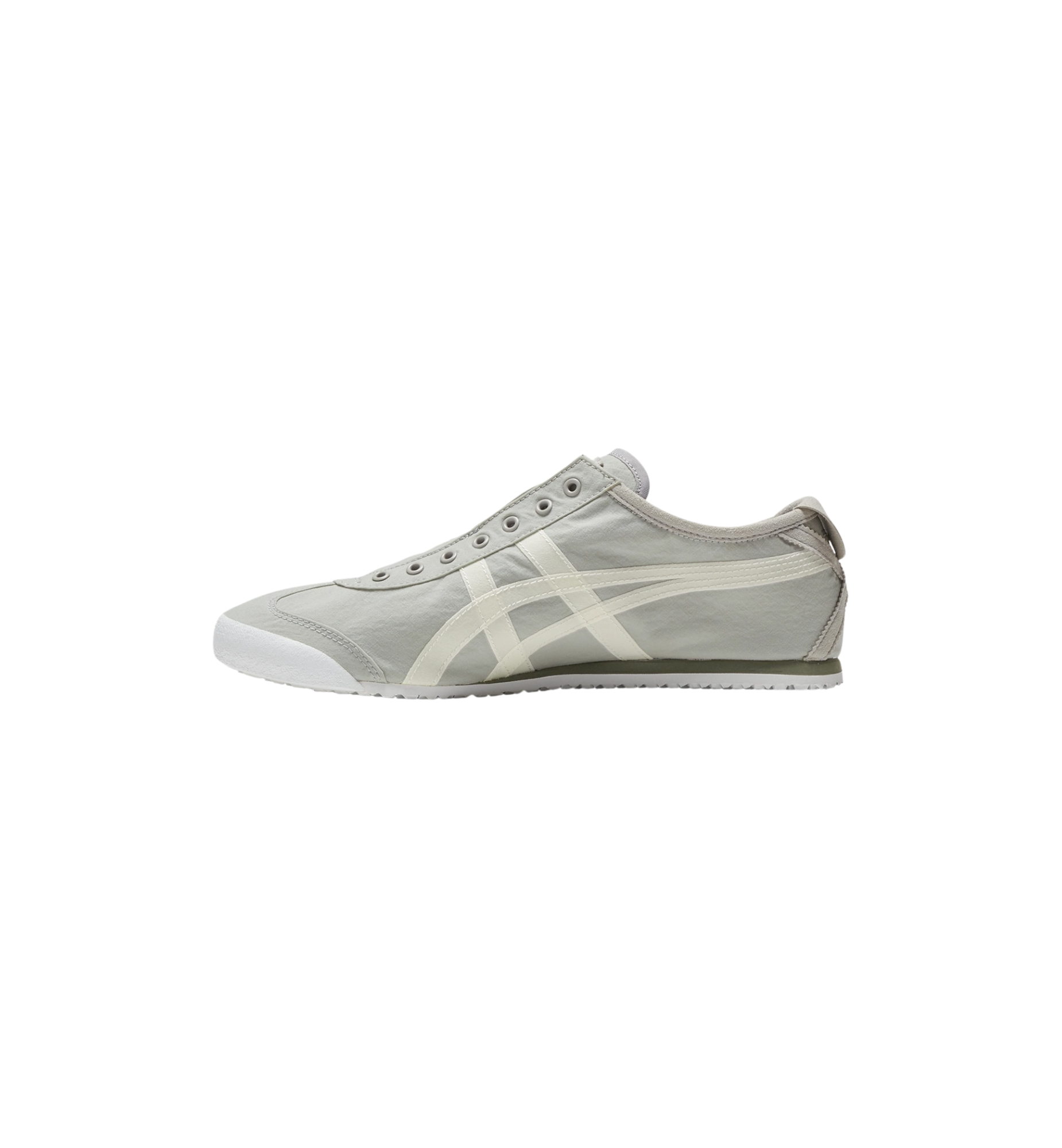 Onitsuka Tiger Mexico 66 Slip-On Oyster Grey White side view at Stashed UAE