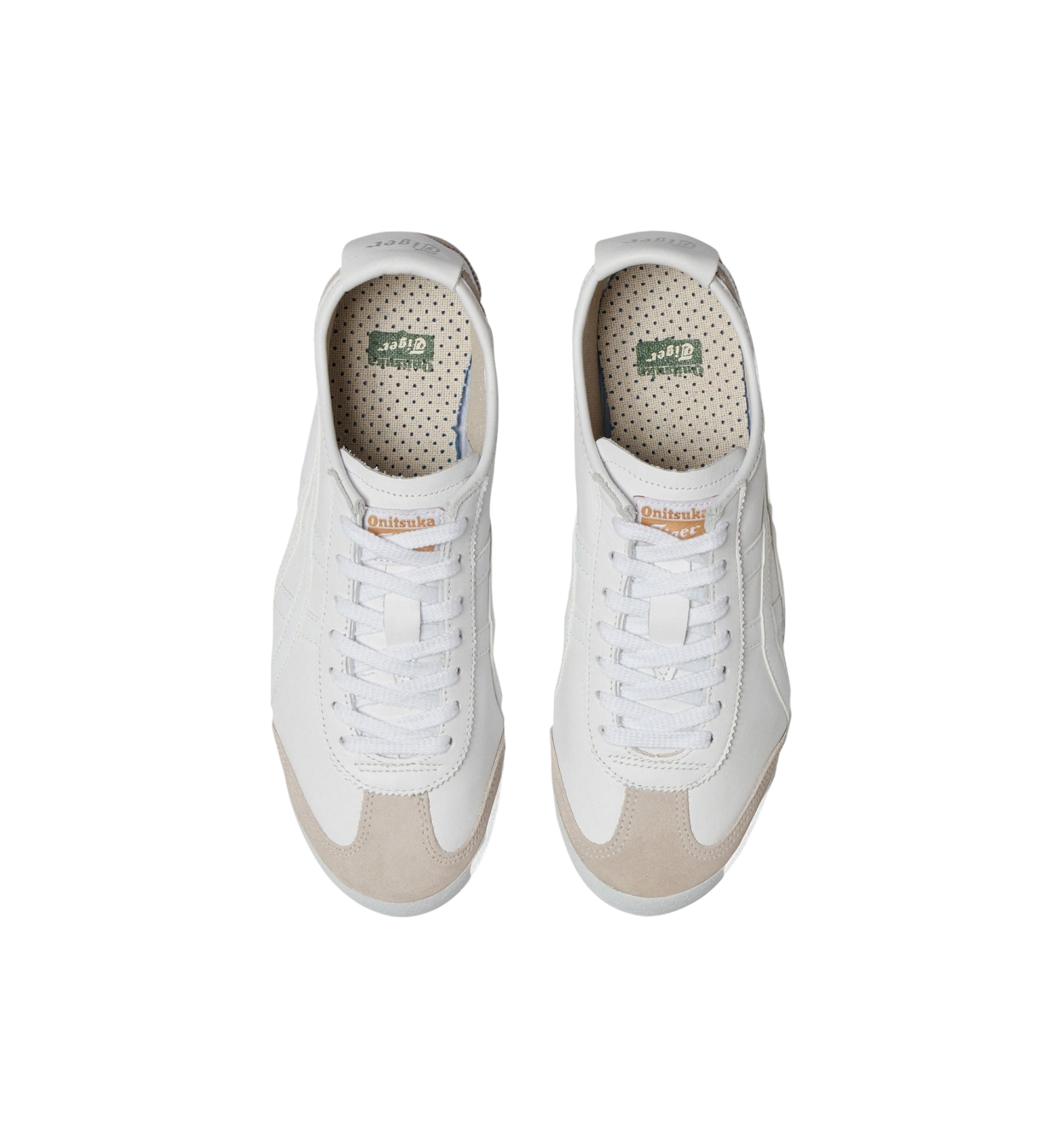 Onitsuka Tiger Mexico 66 White Beige top view at Stashed UAE