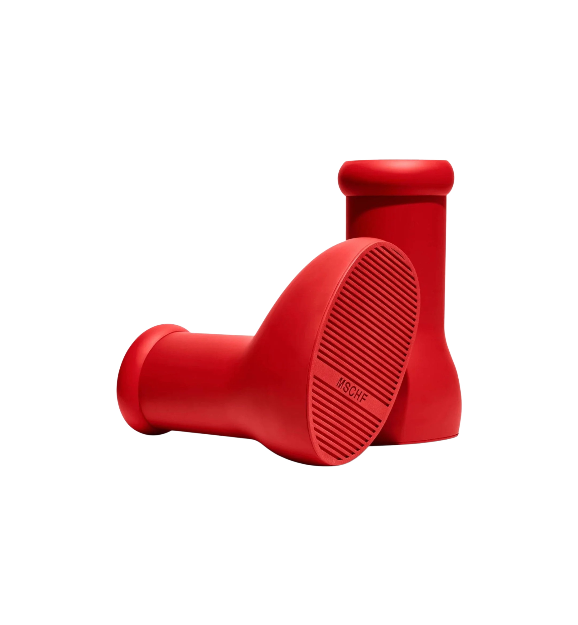 MSCHF Big Red Boot side view at Stashed UAE