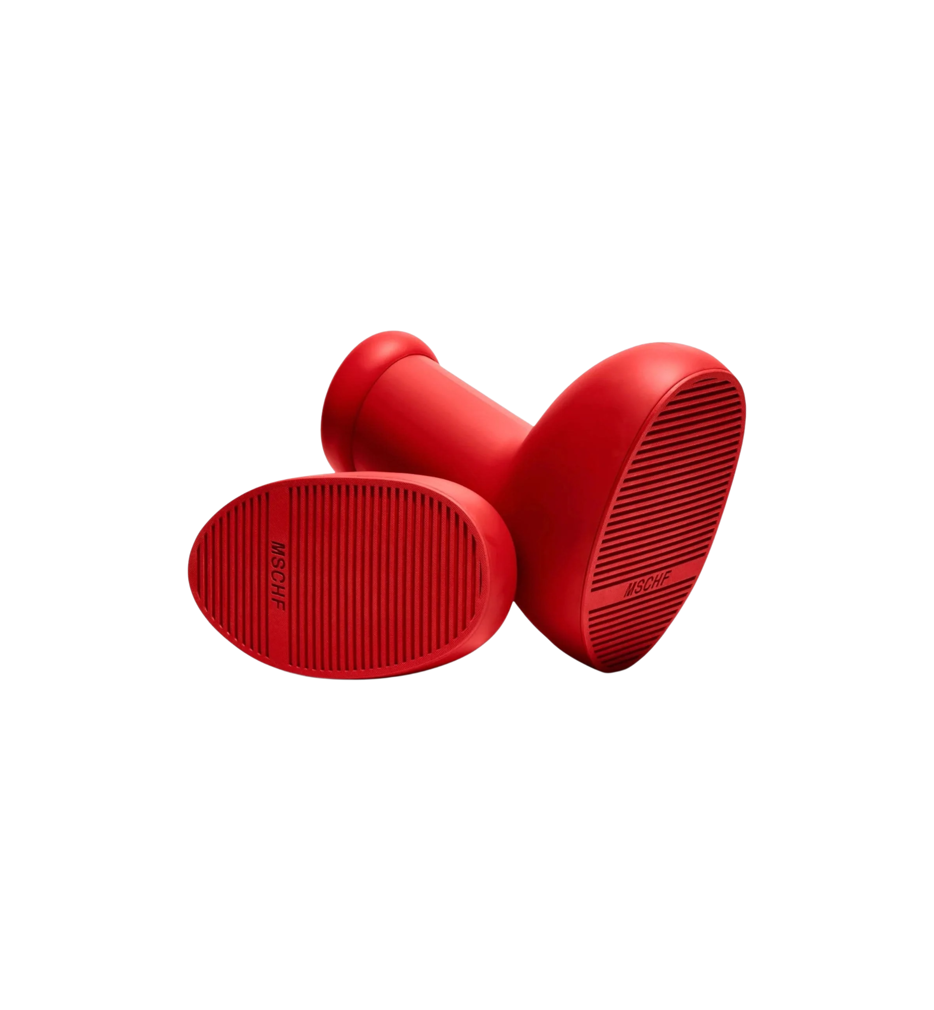 MSCHF Big Red Boot heel view at Stashed UAE