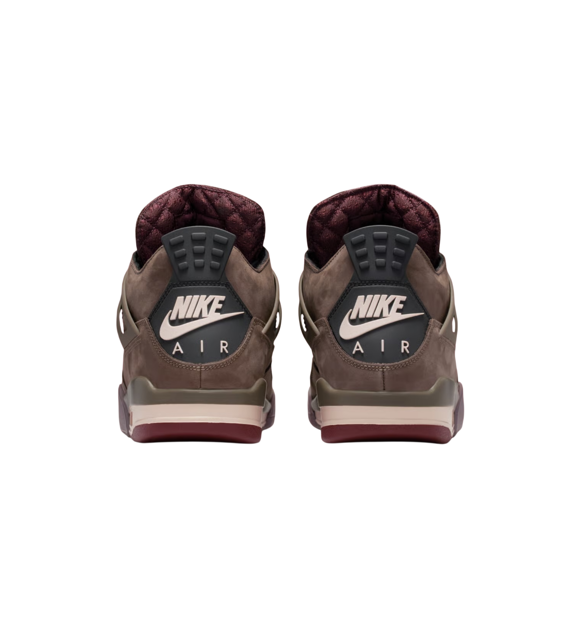 Air Jordan 4 Retro SP A Ma Maniére Dark Mocha heel view at Stashed UAE