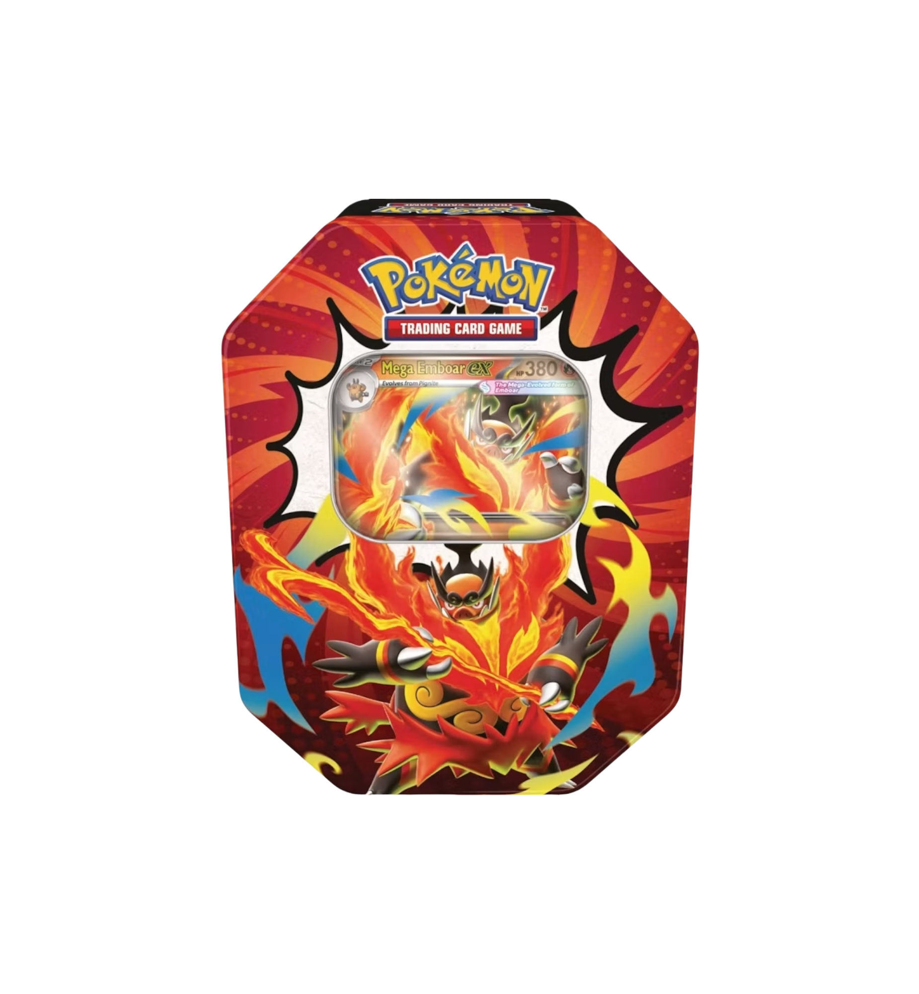 2026 Pokémon Mega Evolution Ascended Heroes Mega Emboar ex Tin at Stashed UAE