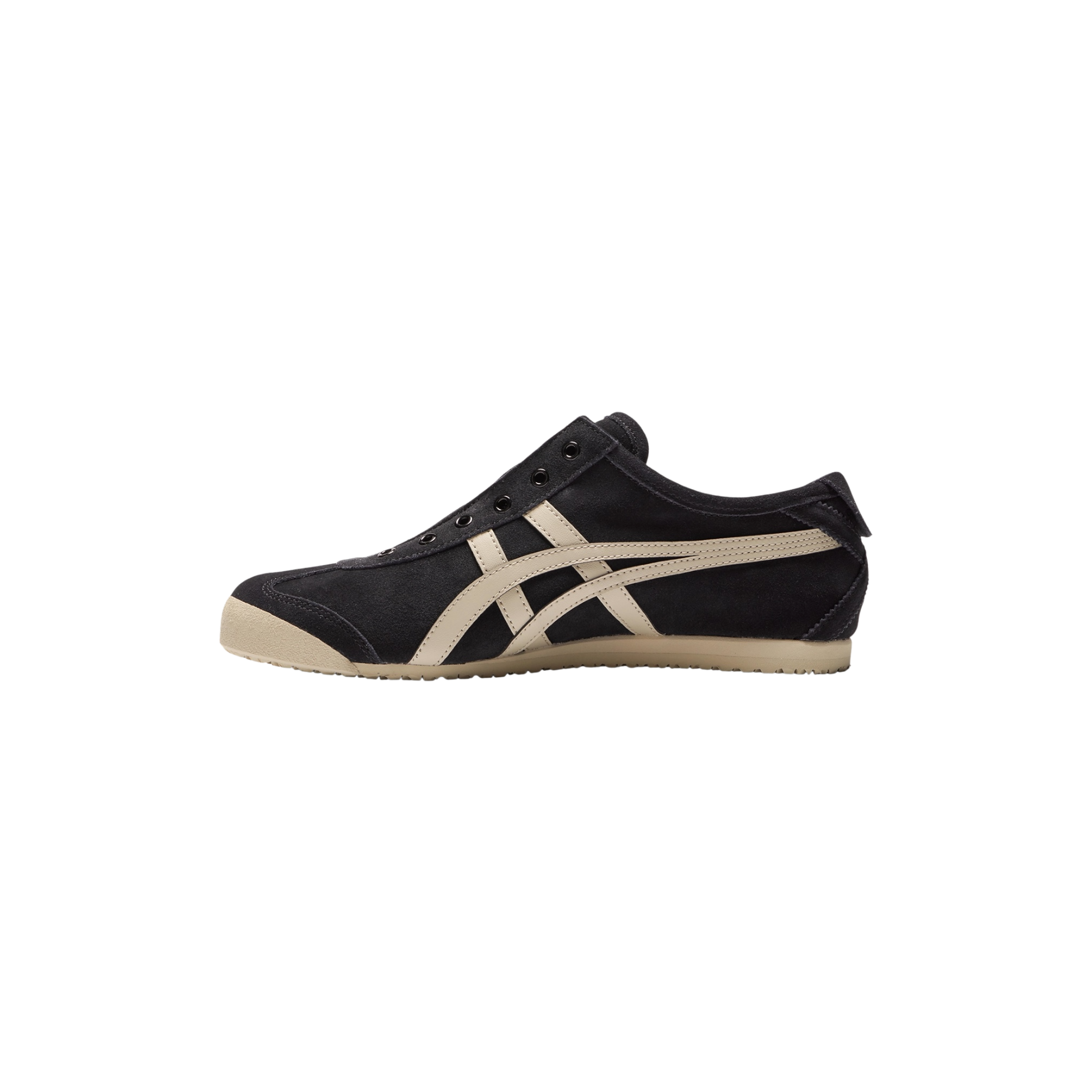 Onitsuka Tiger Mexico 66 Slip-On Black Putty side view at Stashed UAE