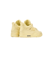 Air Jordan 4 Retro J Balvin Lemonade heel view at Stashed UAE