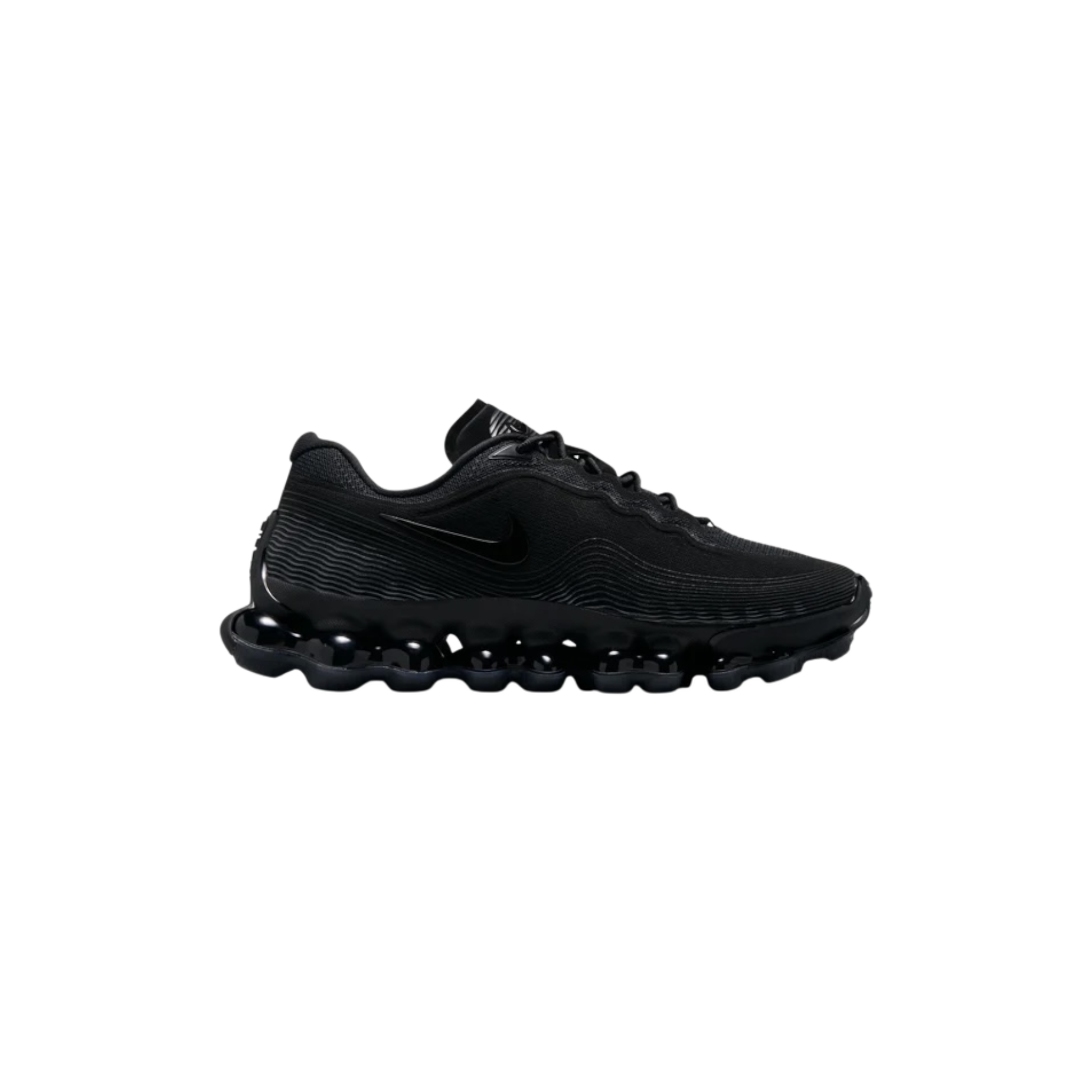 Nike Air Liquid Max Black Anthracite Smoke Grey side view at Stashed UAE