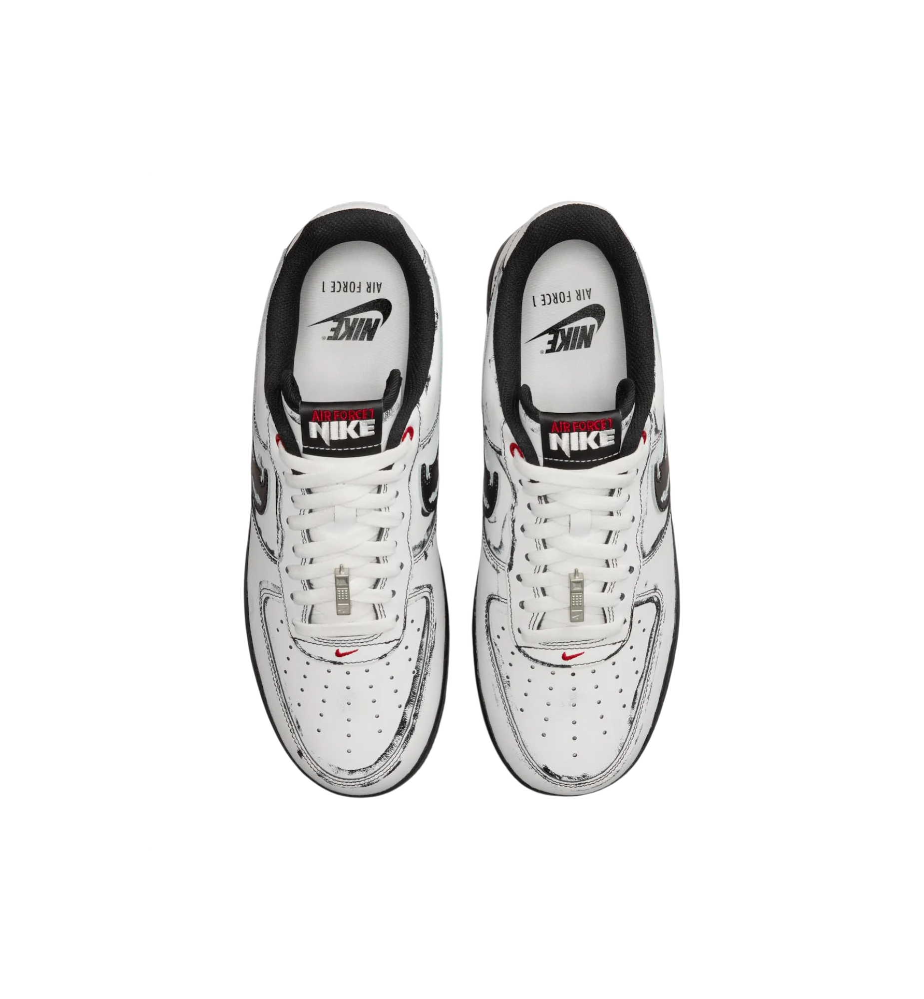 Nike Air Force 1 Low Scream Ghostface top view at Stashed UAE