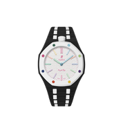 Swatch x Audemars Piguet Bioceramic Royal Pop Watch & Bracelet Bundle Huit Blanc/Black/White at Stashed UAE